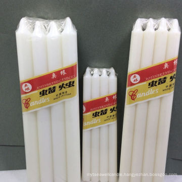 China Cheap Price 16g Wax White Candle Factory